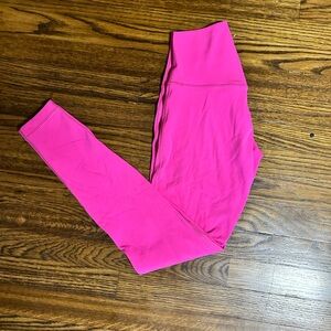 Lululemon Sonic Pink 28” Leggings